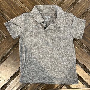 Heathered kids polo